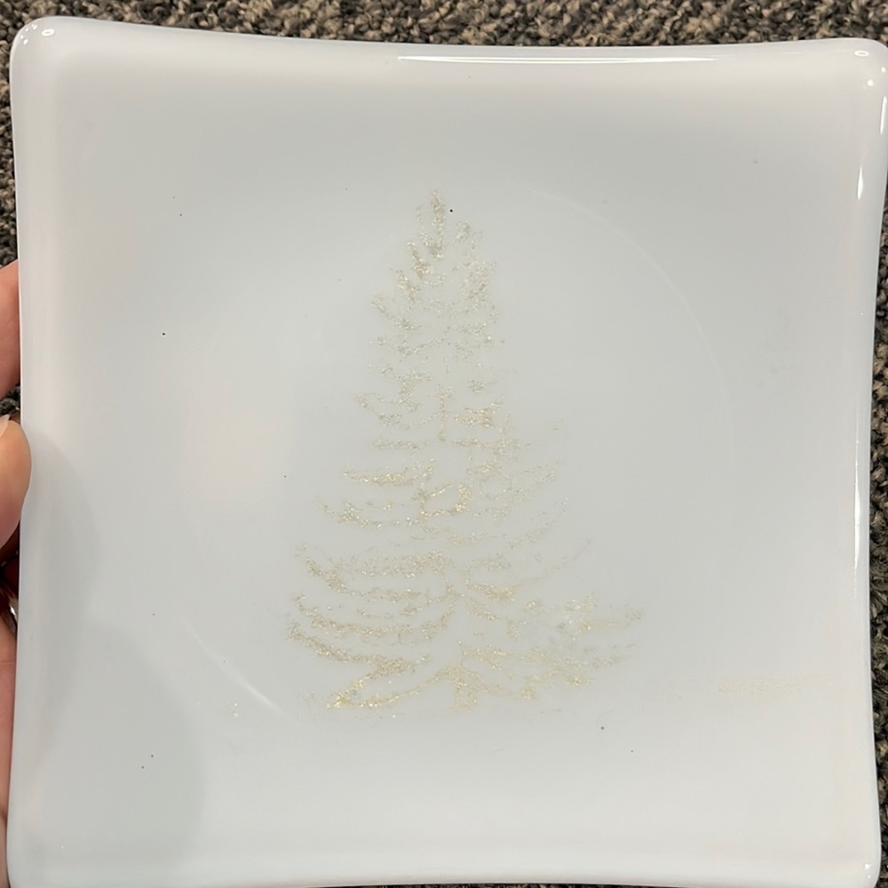 Locally made glass tray